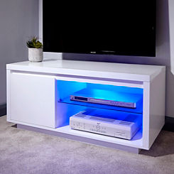 Polar High Gloss LED Lit TV Unit