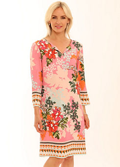 Pomodoro Floral Tunic Dress