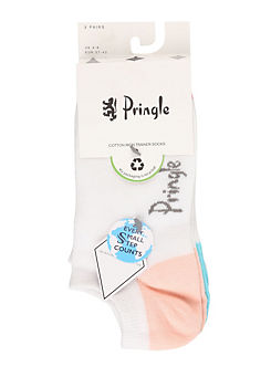 Pringle Ladies Pack of 3 Trainer Socks