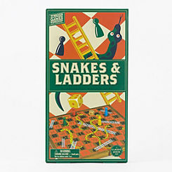 Professor Puzzle Wooden Games Workshop Snakes & Ladders Board Game