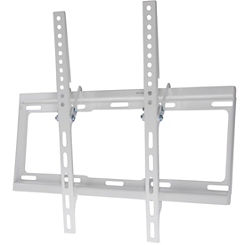 Proper AV Universal Tilting TV Wall Bracket for 32in - 55in Flat and Curved TVs - White