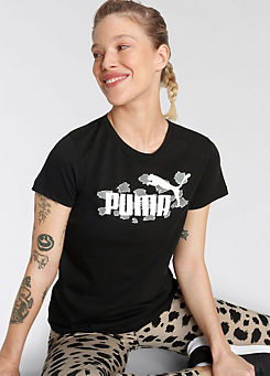 Puma Crew Neck Logo Printed T-Shirt