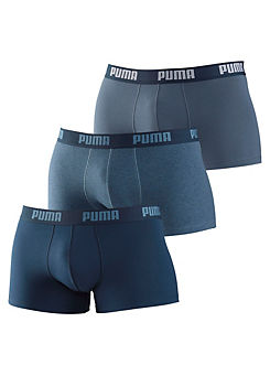Puma Pack of 3 Hipster Boxer Shorts