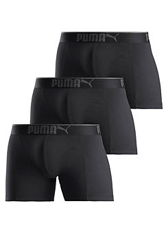 Puma ’Lifestyle’ Pack of 3 Boxer Shorts