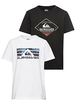 Quiksilver Kids Pack of 2 T-Shirts