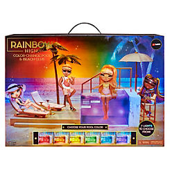 Rainbow High Colour Change Pool & Beach Club Playset