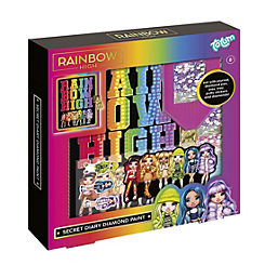 Rainbow High Hardback Secret Diary with Lock & Diamond Paint