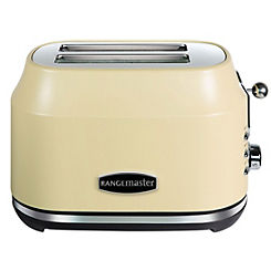 Rangemaster RMCL2S201CM Classic 2 Slice Toaster - Matt Cream