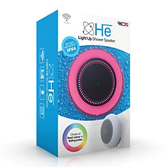 Red 5 H.e Wireless Bluetooth Light Up Shower Speaker