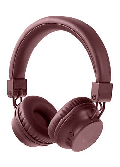 Reflex Active Play Over Ear Foldable Headphones - Burgundy