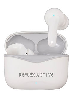 Reflex Active Pro TWS In Ear Headphones - White Rubber