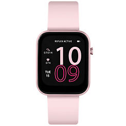 Reflex Active Series 12 Pale Pink Strap Smart Watch