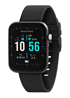 Reflex Active Series 13 Black Silicone Smart Watch