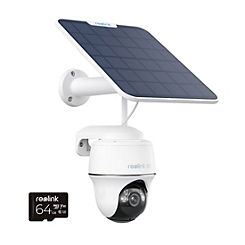 Reolink 100% Wire-Free Argus 4K 8MP Ultra HD with 355° Pan & 140° Tilt Camera with 64GB SD Card