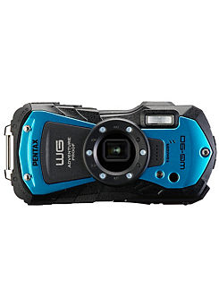 Ricoh WG-90 16MP 5x Zoom Tough Compact Camera - Blue