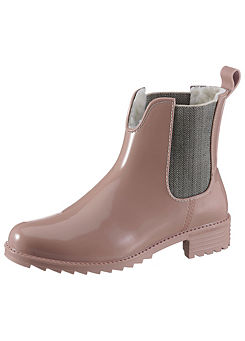 Rieker Rubber Ankle Boots
