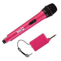 RockJam High-Fidelity Wireless Microphone for Karaoke - Pink