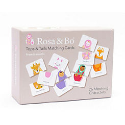 Rosa & Bo Tops & Tails Wooden Matching Game