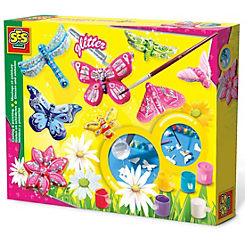 SES Creative Butterfly Glitter Casting and Painting Set
