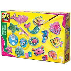 SES Creative Ocean Figures Casting and Painting Set