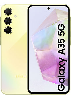 Samsung Galaxy A35 5G 128GB Mobile Phone - Awesome Lemon