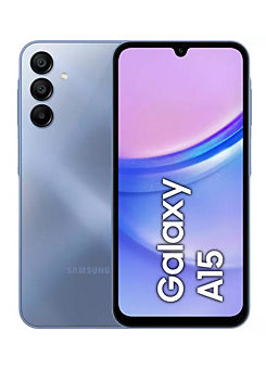 Samsung Galaxy SIM Free A15 128GB Mobile Phone - Blue