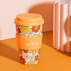 Sass & Belle 70’s Floral Travel Coffee Cup