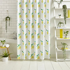 Sassy B Lemon Zest Shower Curtain