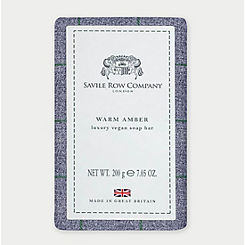 Savile Row Warm Amber Soap 200g