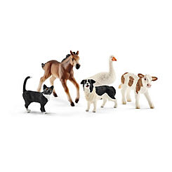 Schleich Farm World Assorted Animals Toy Figures Set