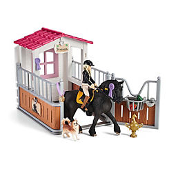 Schleich Horse Club Horse Box with Horse Club Tori & Princess Toy Playset