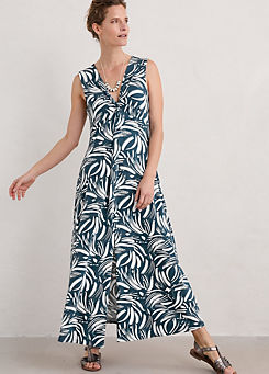 Seasalt Cornwall Blue Sleeveless Sanderling Maxi Dress