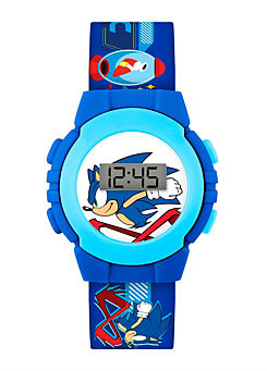 Sega Sonic The Hedgehog Blue Digital Watch