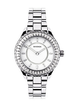 Sekonda Margot Ladies Classic Silver Stainless Steel Bracelet with White Dial Watch