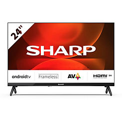 Sharp 1T-C24FH2KL2AB 24 Inch HD Frameless LED Smart Android TV