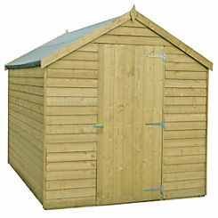 Shire Value Overlap 7 x 5 Pressure Treated Shed - Installed