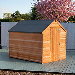 Shire Value Overlap 8 x 6 Shed with Window - Delivered