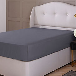Silentnight 180 Thread Count Pure Cotton 40cm Extra Deep Fitted Sheet
