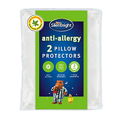 Silentnight Pack of 2 Anti Allergy Pillow Protectors