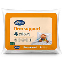 Silentnight Pack of 4 Firm Support Pillows