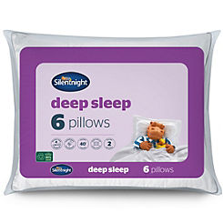 Silentnight Pack of 6 Deep Sleep Pillows