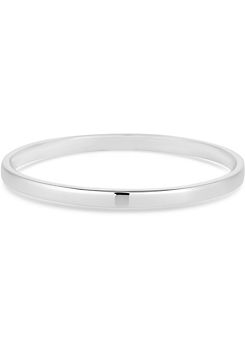 Simply Silver Sterling Silver 925 Classic Bangle