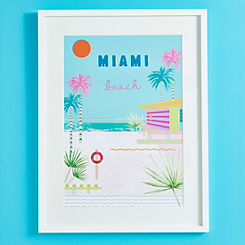 Siobhan Murphy Miami Beach Framed Art