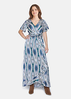 Sisters Point Ethnic Print Maxi Dress