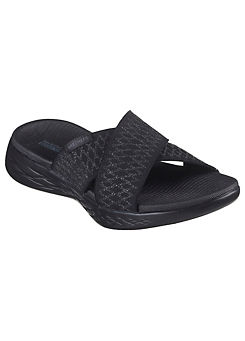 Skechers Black On-the-GO 600 Enchanted Sandals