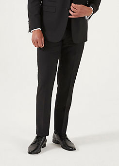 Skopes Madrid Black Slim Fit Suit Trousers