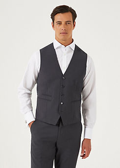Skopes Madrid Charcoal Tailored Fit Suit Waistcoat