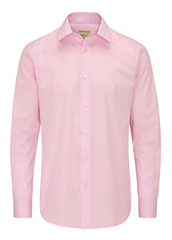 Skopes Sustainable Pink Long Sleeved Tailored Fit Formal Shirt