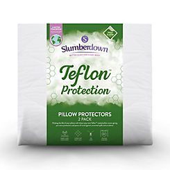 Slumberdown Pack of 2 Teflon Pillow Protectors