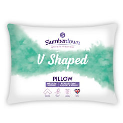 Slumberdown V Shaped Medium Pillow & Case
